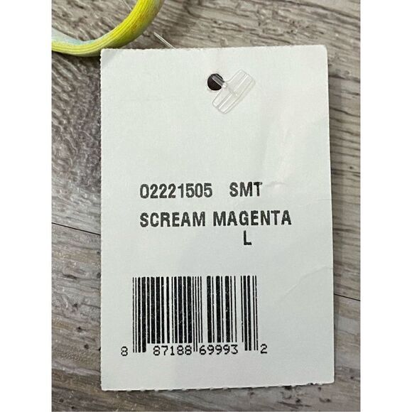 Volcom Sun Tripp Swim Bottom Tie Dye Scream Magenta Women’s Size Large NWT - Picture 5 of 7